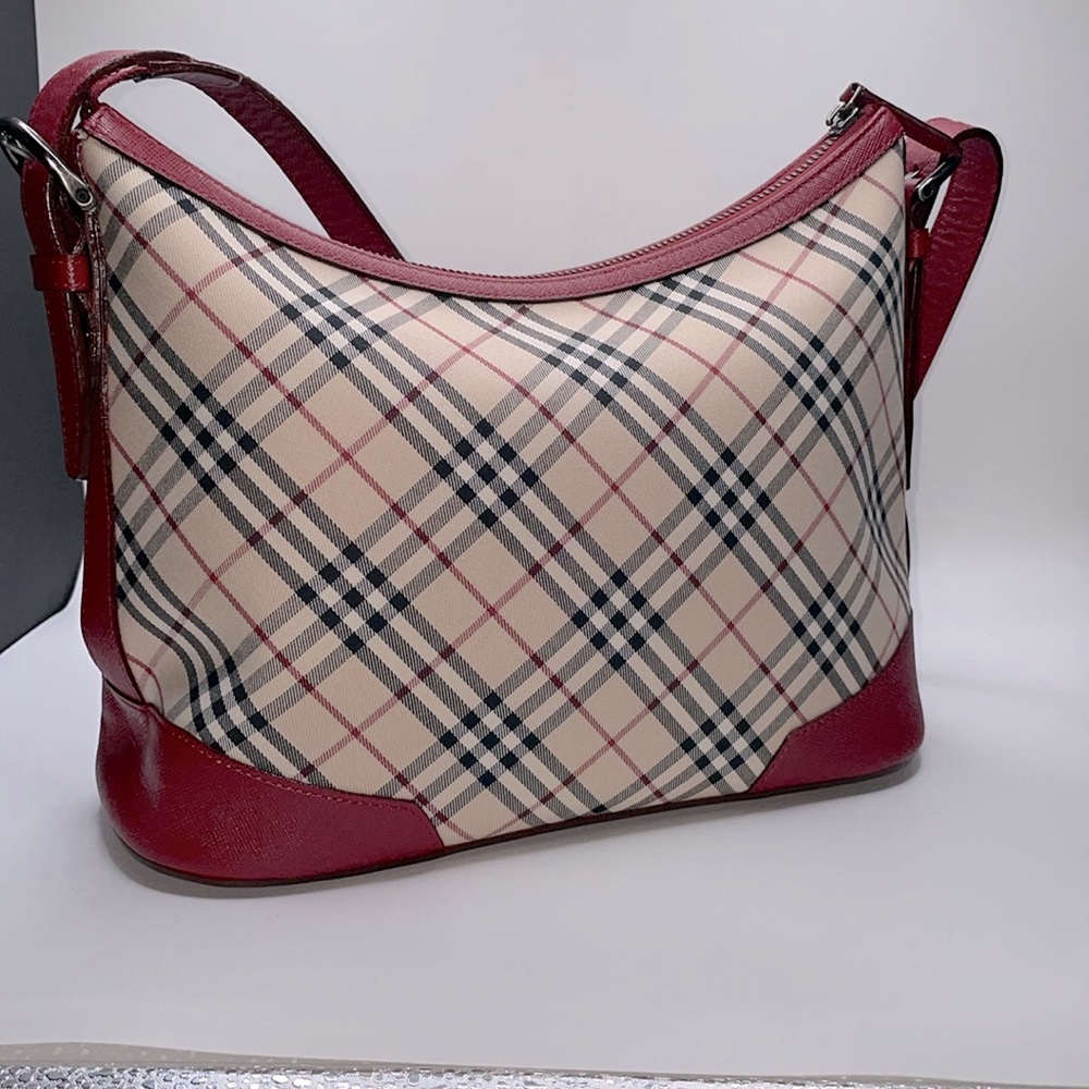 BURBERRY Nova Check Shoulder Bag Purse - Picture 7 of 16